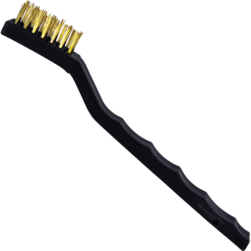 Picture of Small Brass Scratch Brush – 7 1/4" with Plastic Handle