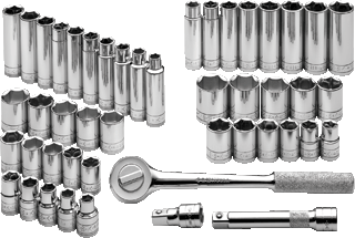 Picture of 48 Pc 1/2" Dr. Master Socket Set