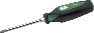 Picture of P2 x 8" CushionGrip Phillips Screwdriver with Hex Bolster