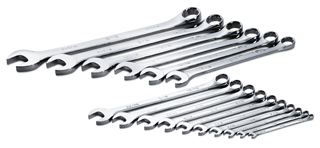 Picture of 16 Pc. SuperKrome® Fractional Long Pattern Combination Wrench Set