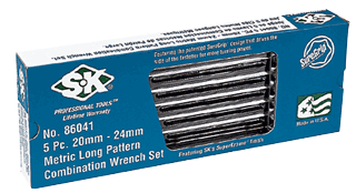 Picture of 5 Pc. Metric Long Pattern Wrench Set