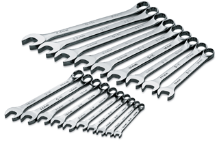 Picture of 19 Pc. SuperKrome® Metric Combination Wrench Set
