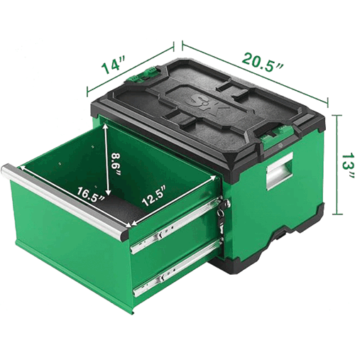 Picture of Modular Stackable Storage Tool Box, 1-Drawer Steel Box