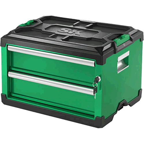 Picture of Modular Stackable Storage Tool Box, 2-Drawer Steel Box