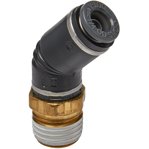 Picture of 45° Swivel Male Elbow, 1/4" Tube x 1/4" NPT