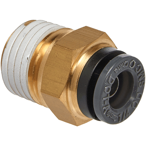 Picture of Straight Male Connector, 1/4" Tube x 1/4" NPT