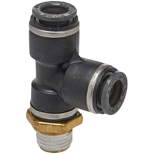 Picture of Male Run Tee, 3/8" Tube x 1/4" NPT