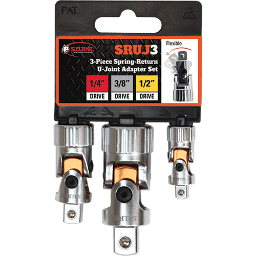 Picture of 3 Pc. Spring-Return U-Joint Adapter Set