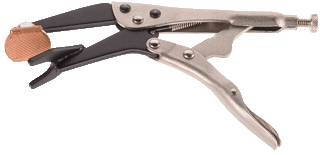 Picture of Plugweld Locking Pliers, Copper Pad U Shaped Jaw Pliers Equipment