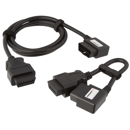 Picture of 2 Pc. Right Angle OBDII Extension Cable Set
