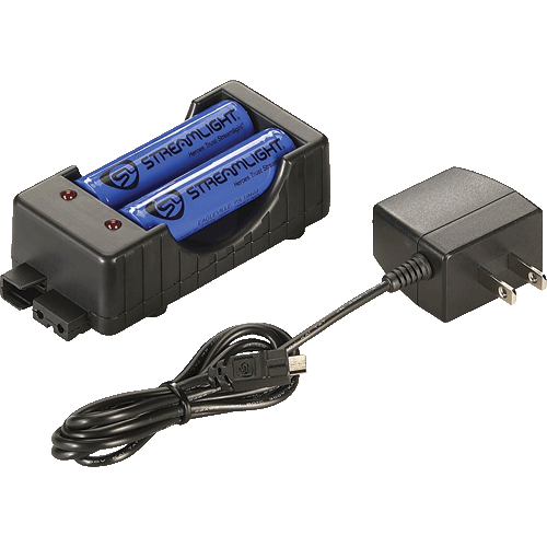 Picture of SL-B26 Charger Kit with 120V AC Adapter, USB Cord and Two Battery Packs