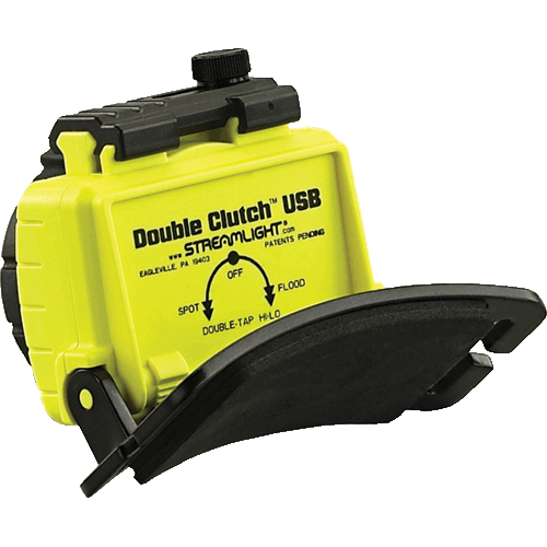 Picture of Double Clutch™ USB Headlamp, 120V AC - Yellow