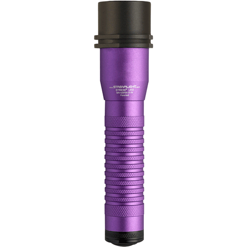 Picture of Strion® LED Rechargeable Flashlight, 120/DC - 1 Charger, Purple