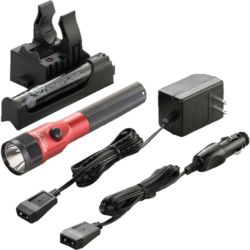 Picture of Stinger® LED Rechargeable Light with Piggyback Charger, Red