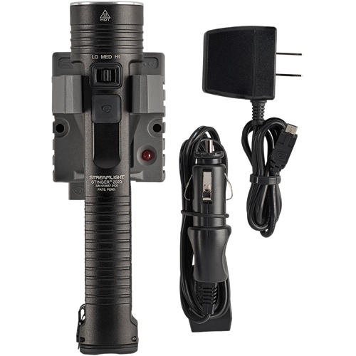 Picture of Stinger® 2020 Rechargeable LED Flashlight with Charger, Black