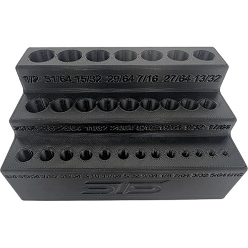 Picture of Magnetic Drill Bit Organizer For 29 Pc Drill Bit Sets (1/16"–1/2")