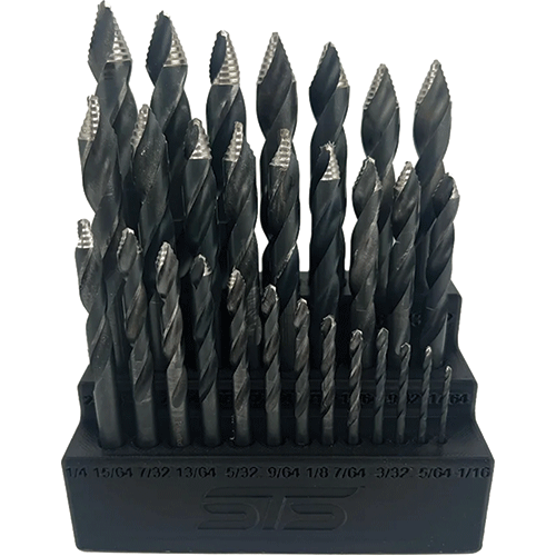 Picture of Magnetic Drill Bit Organizer For 29 Pc Drill Bit Sets (1/16"–1/2")