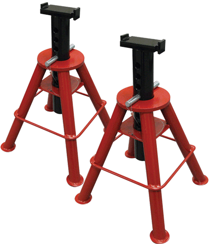 Picture of 10 Ton Medium Height Pin Type Jack Stands (Pair)