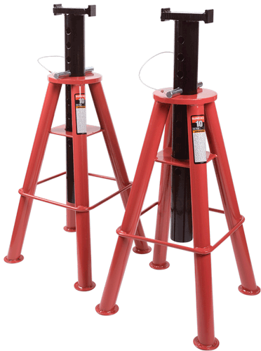 Picture of 10 Ton High Height Pin Type Jake Stands (Pair)