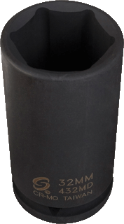 Picture of 1/2" Dr. Individual Deep Socket, Metric - 34mm
