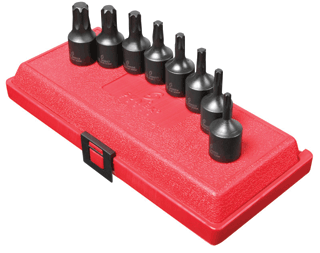 Picture of 1/2" Dr. Internal Star Impact Socket Set, 8 Pc.