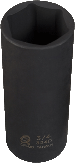 Picture of 3/8" Dr. Individual Deep Socket, SAE - 3/4"