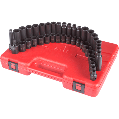 Picture of 3/8" Dr. Master Impact Socket Set, 42 Pc.