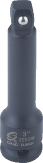 Picture of 3/8" Wobble Dr. Individual Extension, 3"