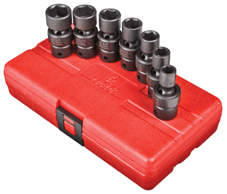 Picture of 3/8" Dr. Universal Impact Socket Set, 7 Pc. SAE