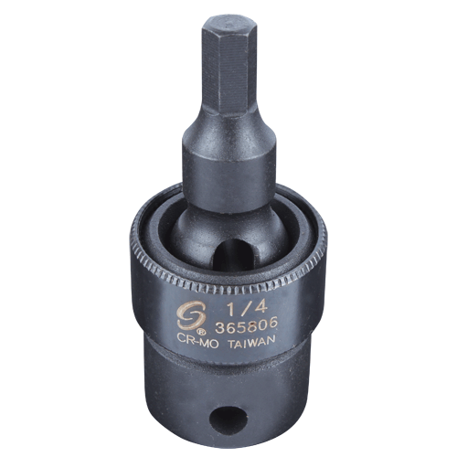 Picture of 3/8" Dr. 1/4" Universal Hex Drive Impact Socket