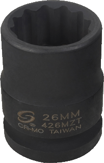 Picture of 3/4" Dr. Individual 12 Pt. Thin Wall Socket, Metric - 26mm