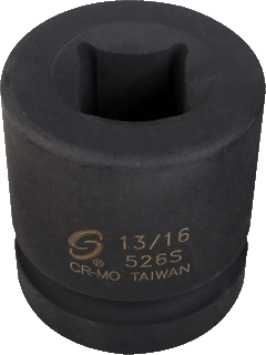 Picture of 1" Dr. Individual Truck Wheel Square Socket, SAE 13/16"