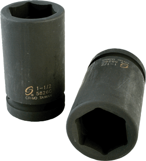 Picture of 1" Dr. Individual Comb. Budd Wheel Socket, 1-1/2" x 13/16"