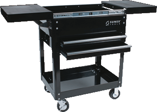 Picture of Compact Slide Top Utility Cart, Black