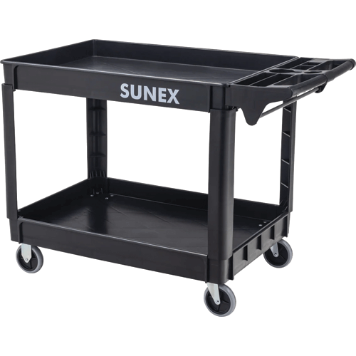 Picture of CART, POLYPROPYLENE UTILITY, TWO SHELF, LARGE SIZE