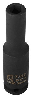 Picture of 1/4" Dr. Individual Deep Socket, SAE - 7/32"