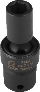 Picture of 1/4" Dr. Individual Universal Socket, Metric - 7mm