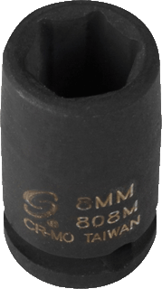 Picture of 1/4" Dr. Individual Standard Socket, Metric - 8mm