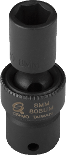 Picture of 1/4" Dr. Individual Universal Socket, Metric - 8mm