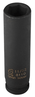 Picture of 1/4" Dr. Individual Deep Socket, SAE - 11/32"