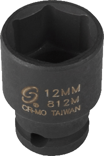 Picture of 1/4" Dr. Individual Standard Socket, Metric - 12mm