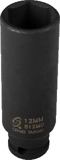 Picture of 1/4" Dr. Individual Deep Socket, Metric - 12mm