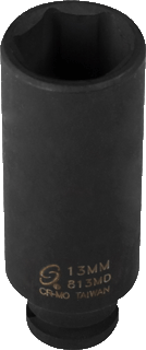 Picture of 1/4" Dr. Individual Deep Socket, Metric - 13mm
