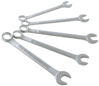 Picture of Raised Panel Metric Combination Wrench 5 Pc. Set, 20–24mm