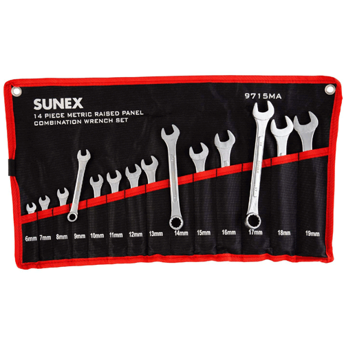 Picture of 14 Pc. Metric Raised Panel Combination Wrench Set