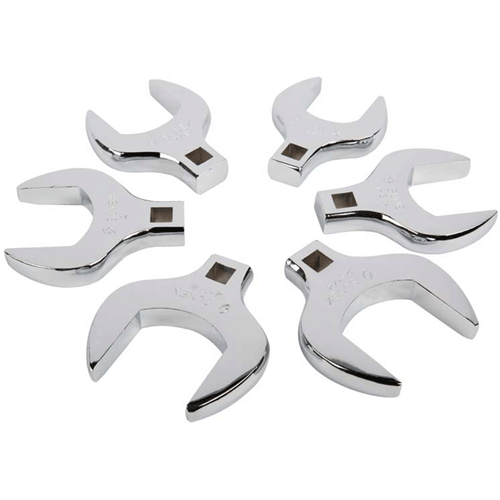 Picture of 6 Pc. 1/2” Dr. Full Polish SAE Jumbo Crowfoot Wrench Set