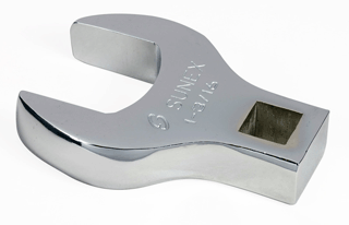 Picture of 1/2" Dr. 1-3/16" Fully Polished Jumbo Straight Crowfoot Wrench