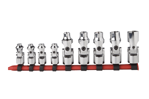 Picture of 9 Pc. 1/4" Drive Universal Star chrome Socket Set