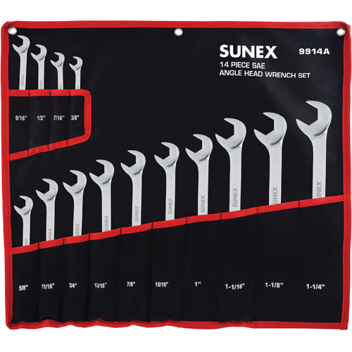 Picture of 14 Pc. SAE Angle Head Wrench Set