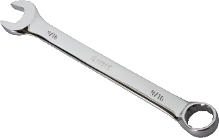 Picture of 9/16" Fully Polished V-Groove Combination Wrench